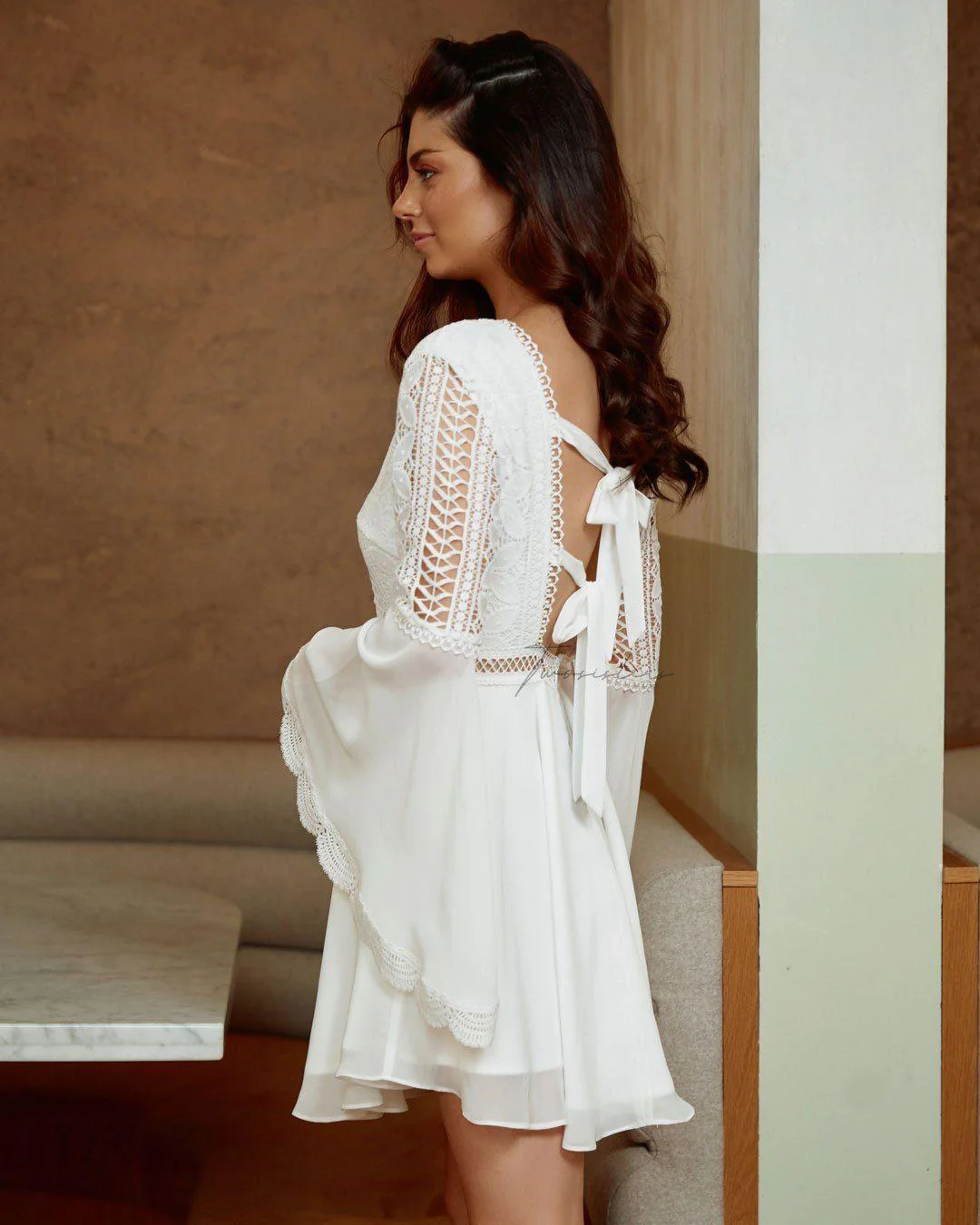 Darcy Dress - White - Image 2
