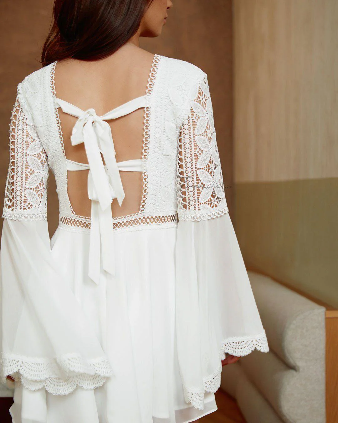Darcy Dress - White - Image 5