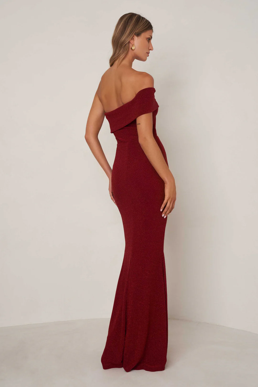 Delary Dress - Cherry Red - Image 2