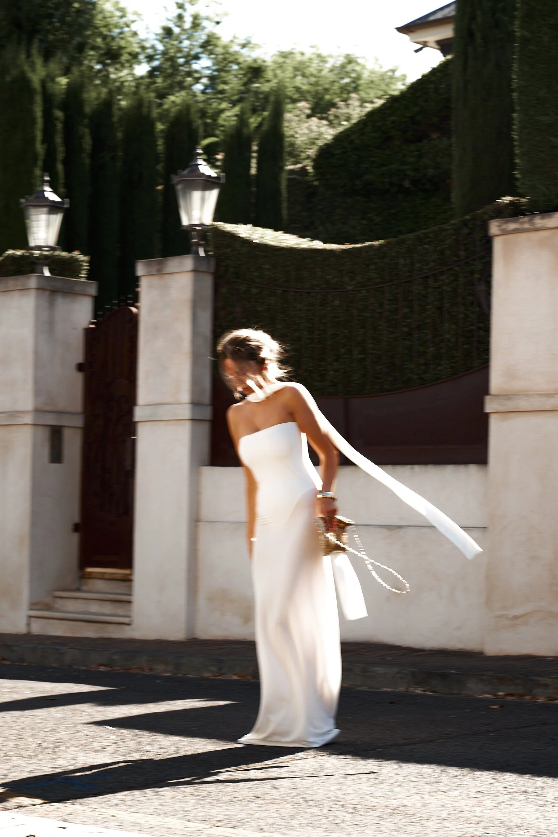Desi Gown - White - Image 5