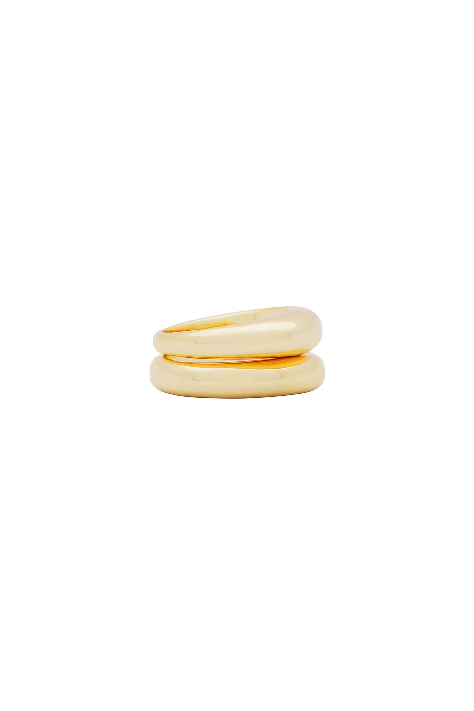 Dome Ring Set - 18k Gold Plated - Image 2