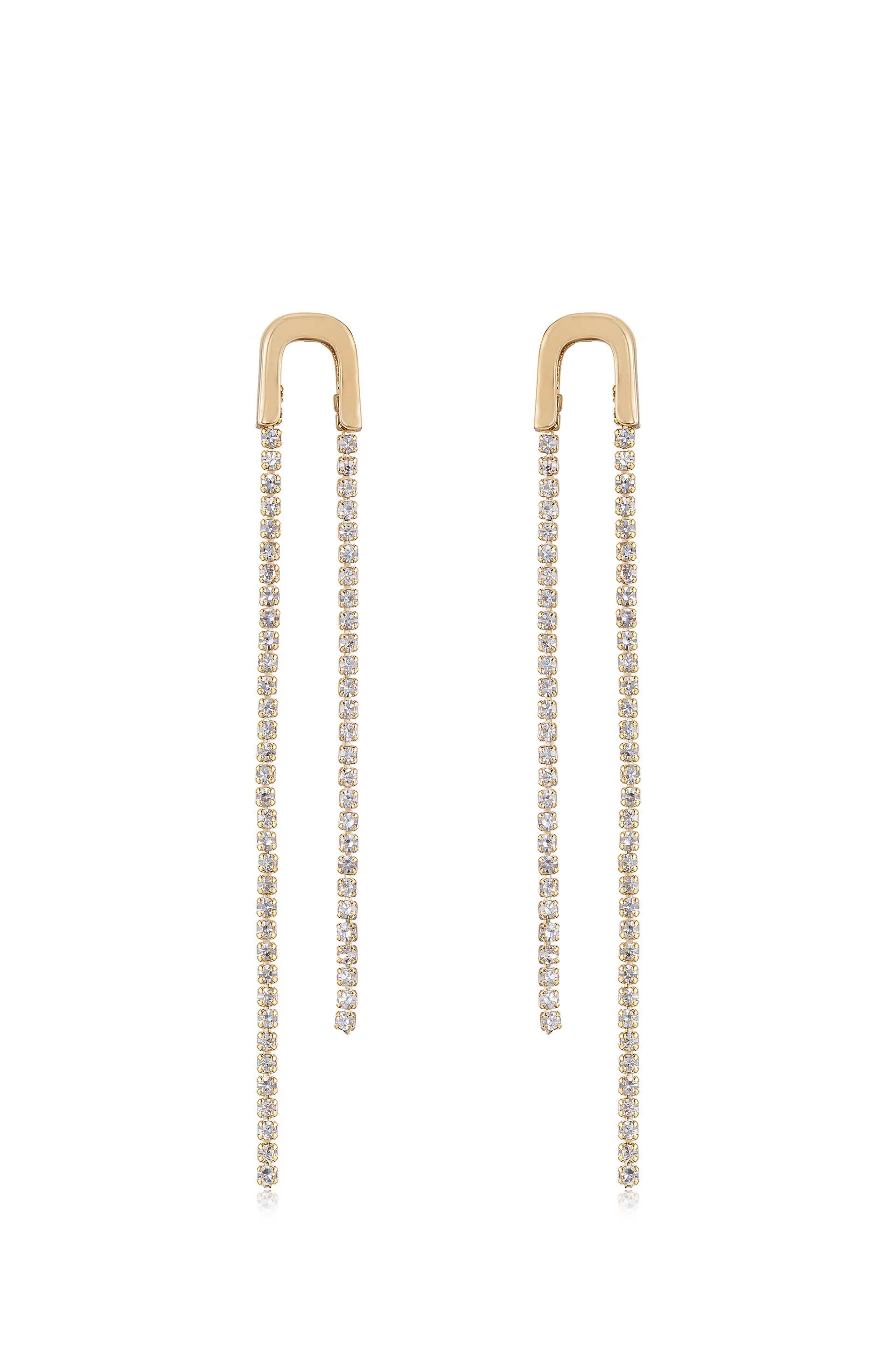 Double Chain Drop Earrings