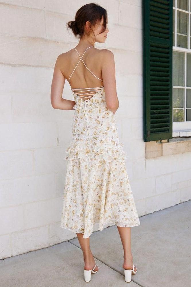 Emilia Dress - Yellow Floral - Image 4