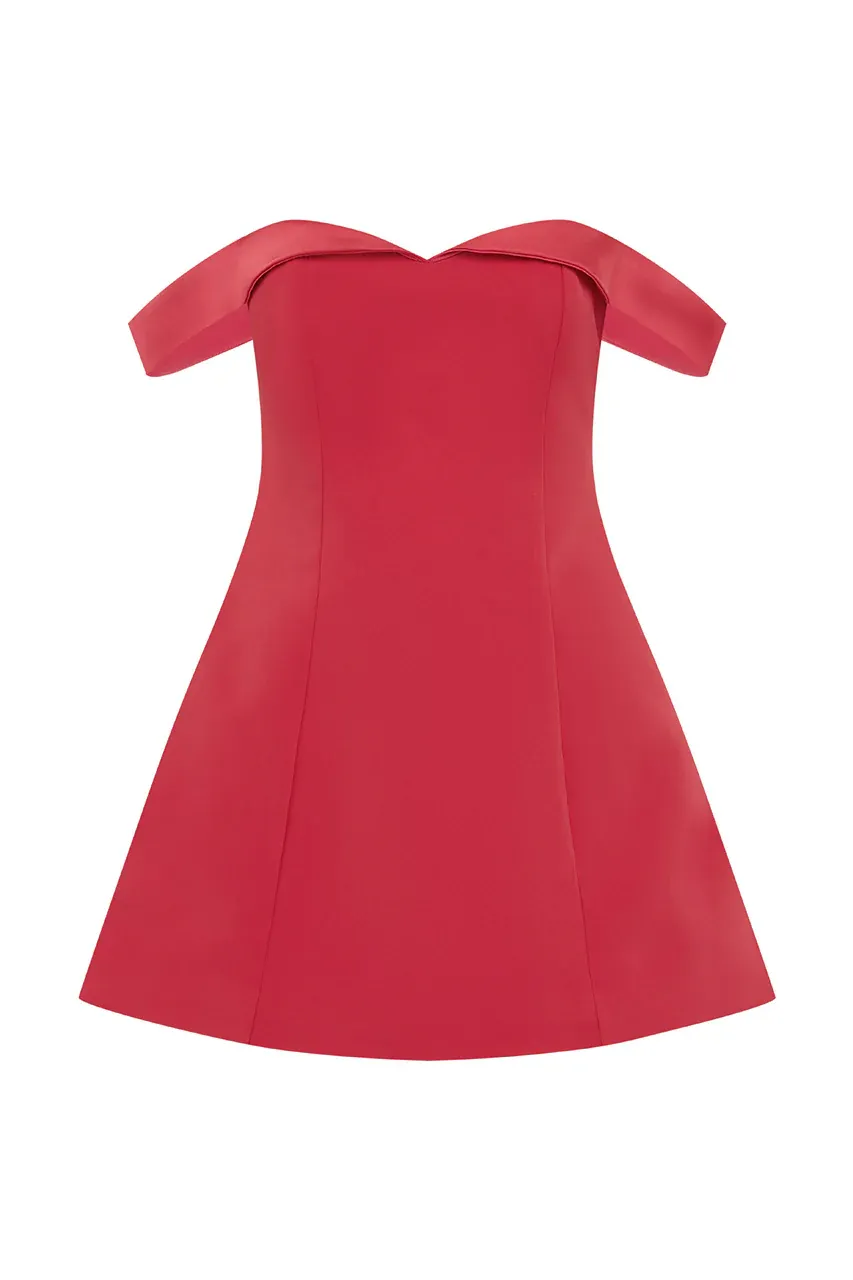 Ebony Mini Dress - Watermelon - Image 4