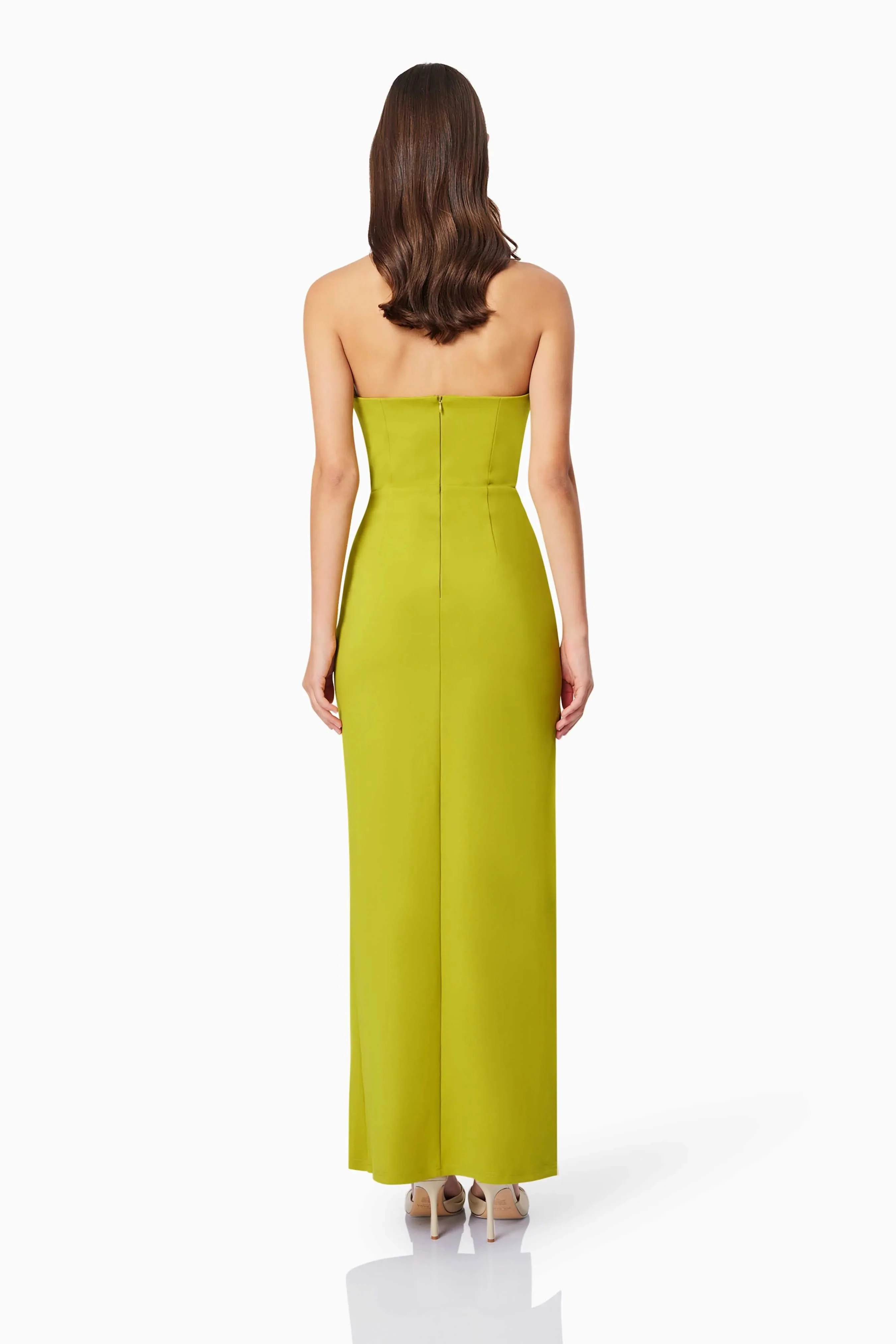 Eden Maxi Dress - Chartreuse - Image 2