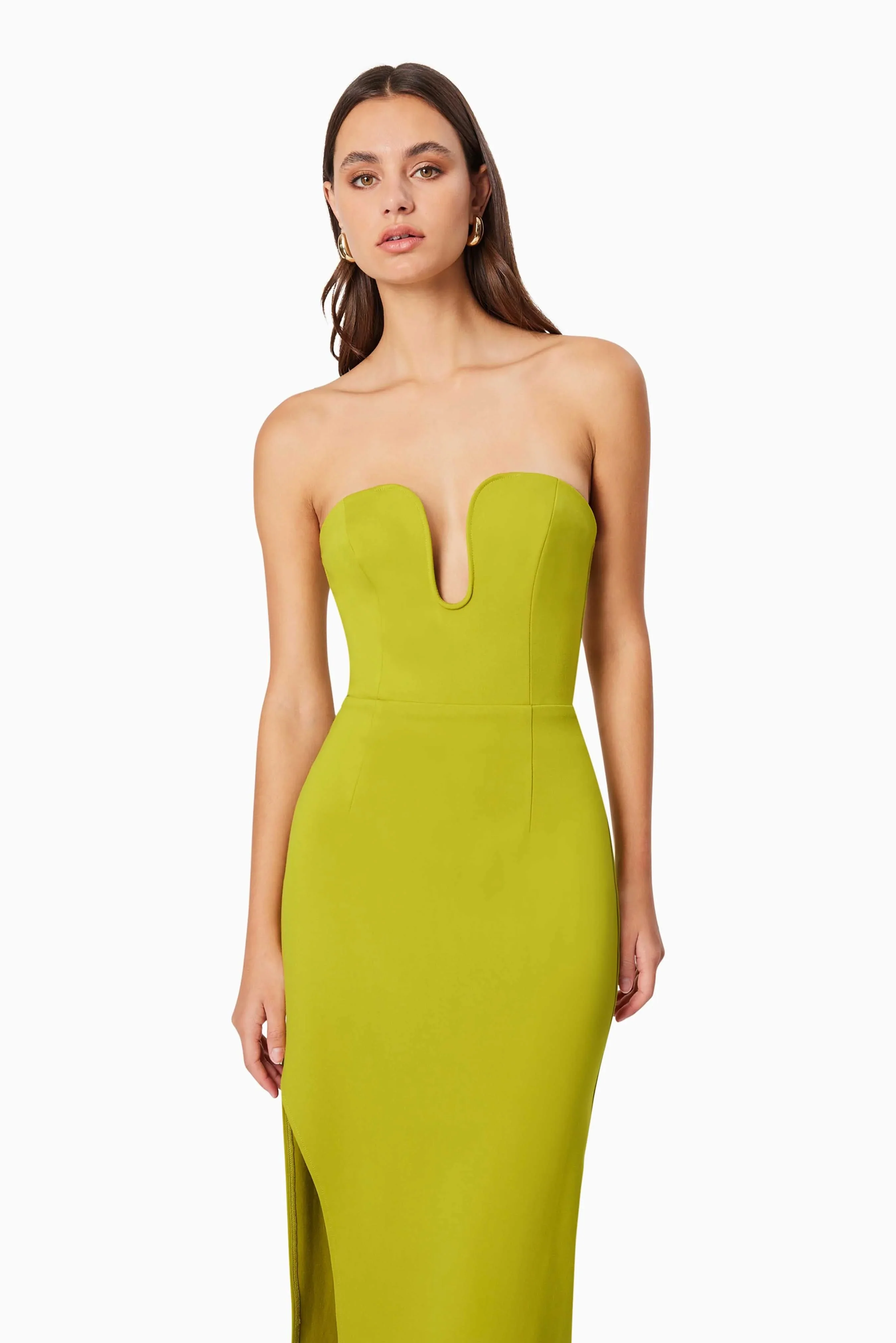 Eden Maxi Dress - Chartreuse - Image 5
