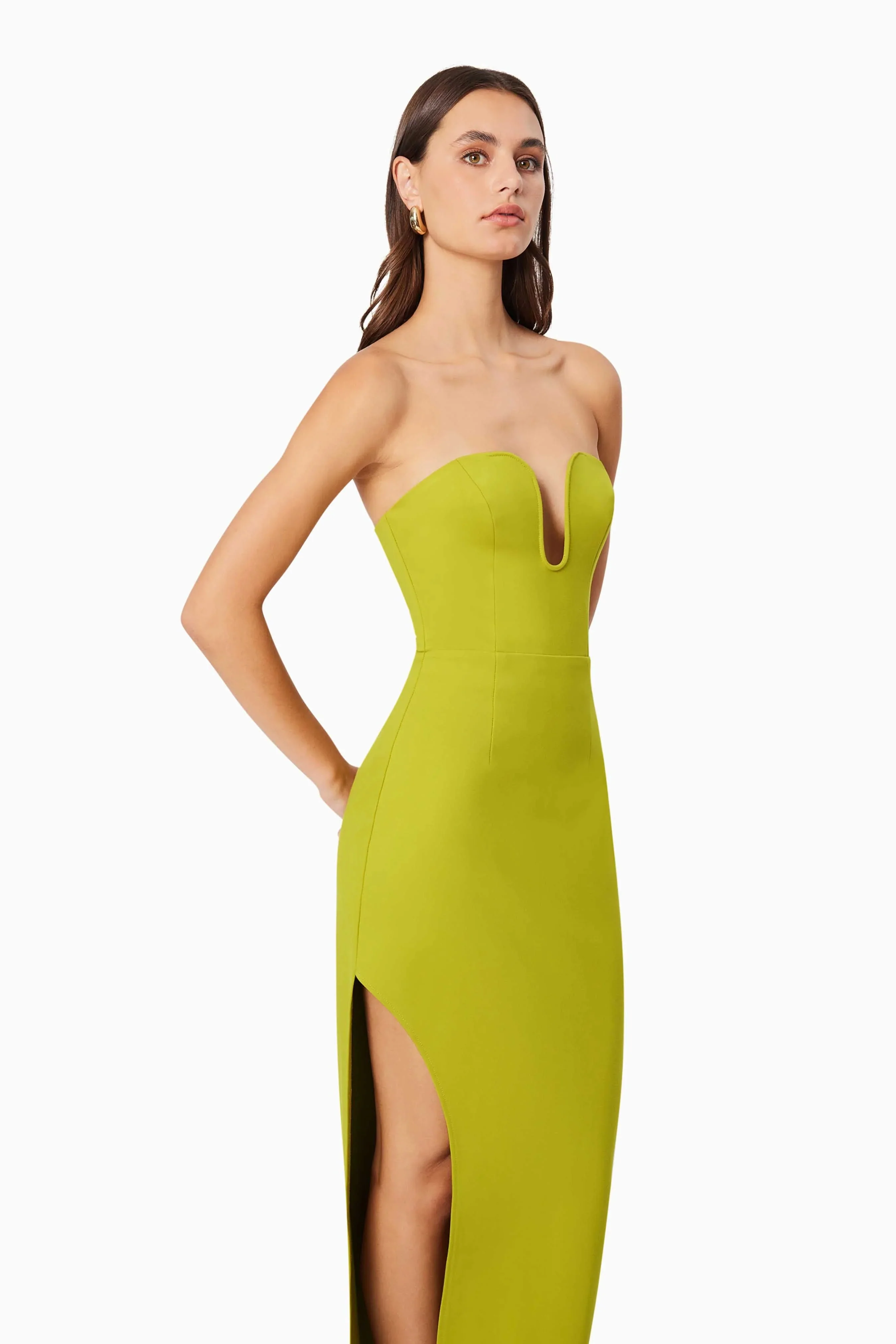 Eden Maxi Dress - Chartreuse - Image 6