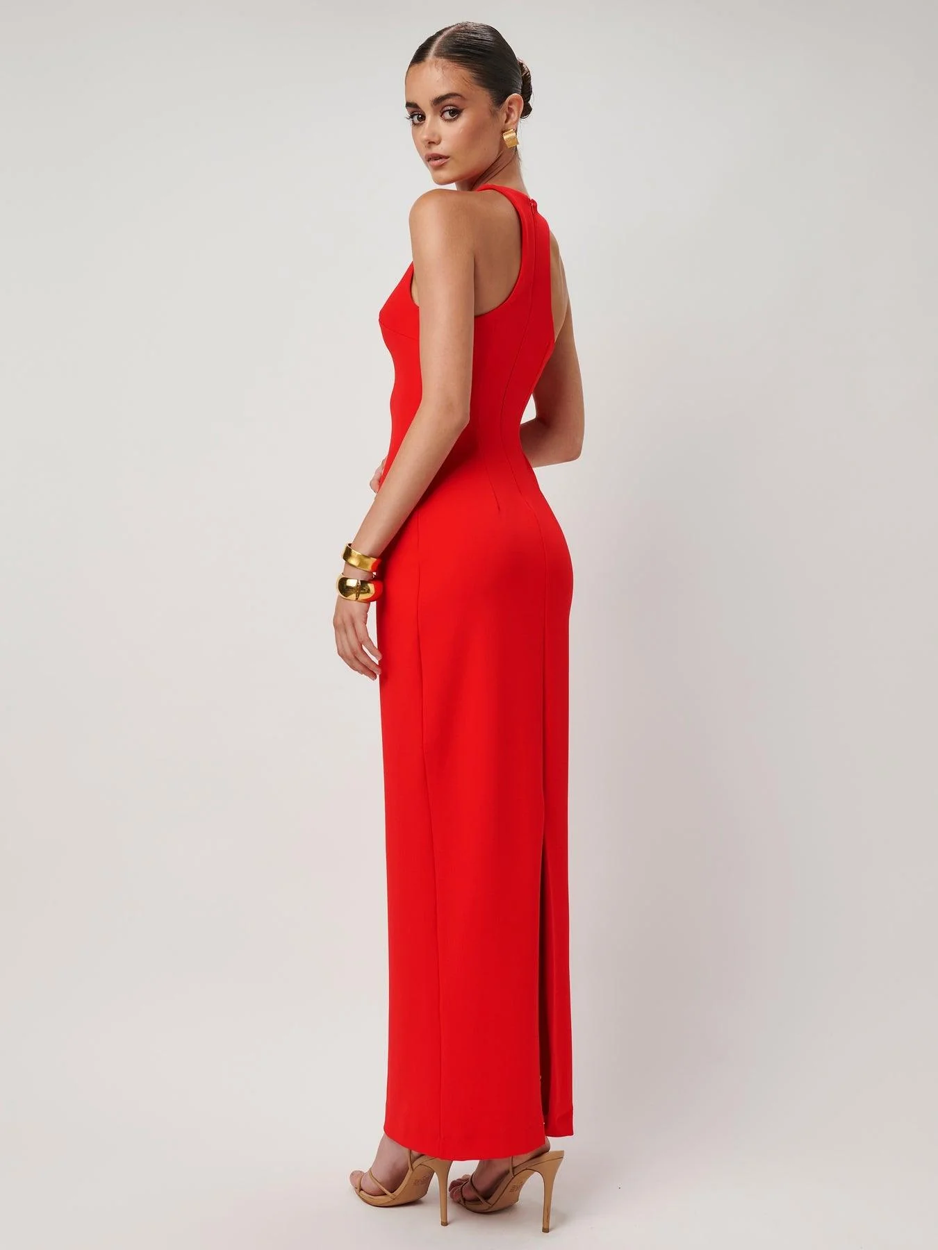 Eiza Gown - Cherry Red - Image 2