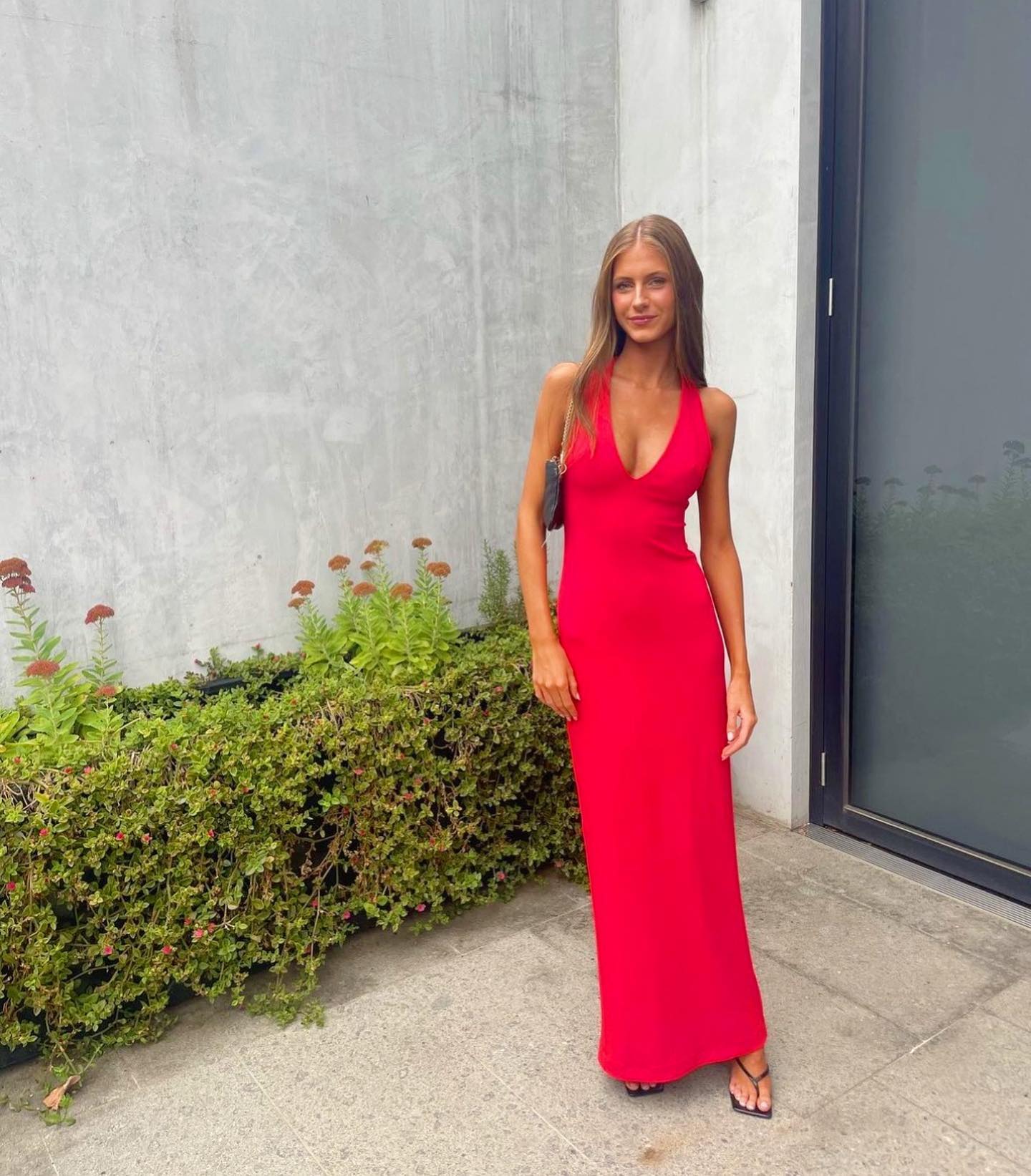 Eiza Gown - Cherry Red - Image 7