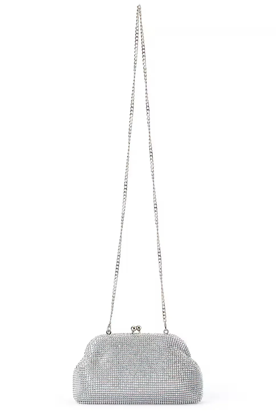 Ela Crystal Clutch - Silver - Image 3