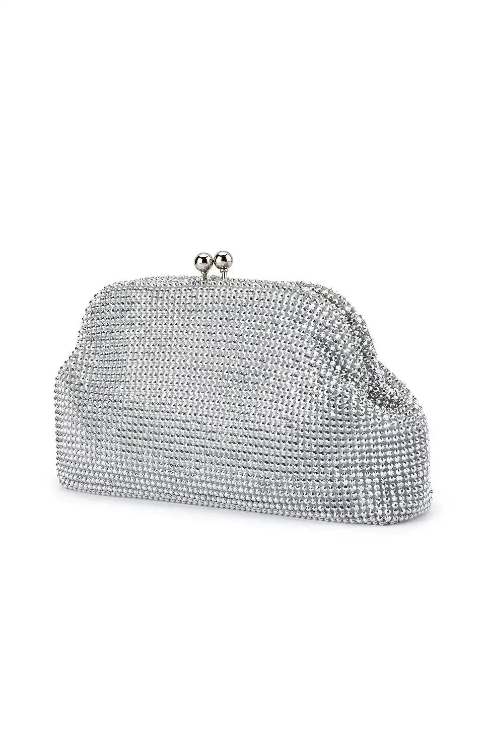 Ela Crystal Clutch - Silver - Image 4