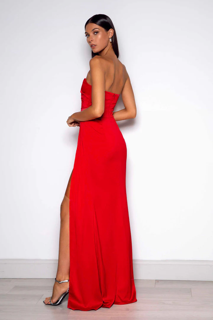 Elias Dress - Red - Image 2