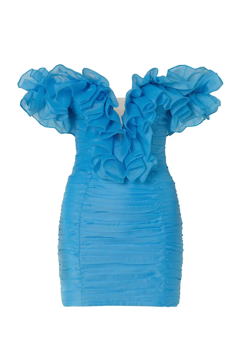 Cuba Dress - Azure - Image 3
