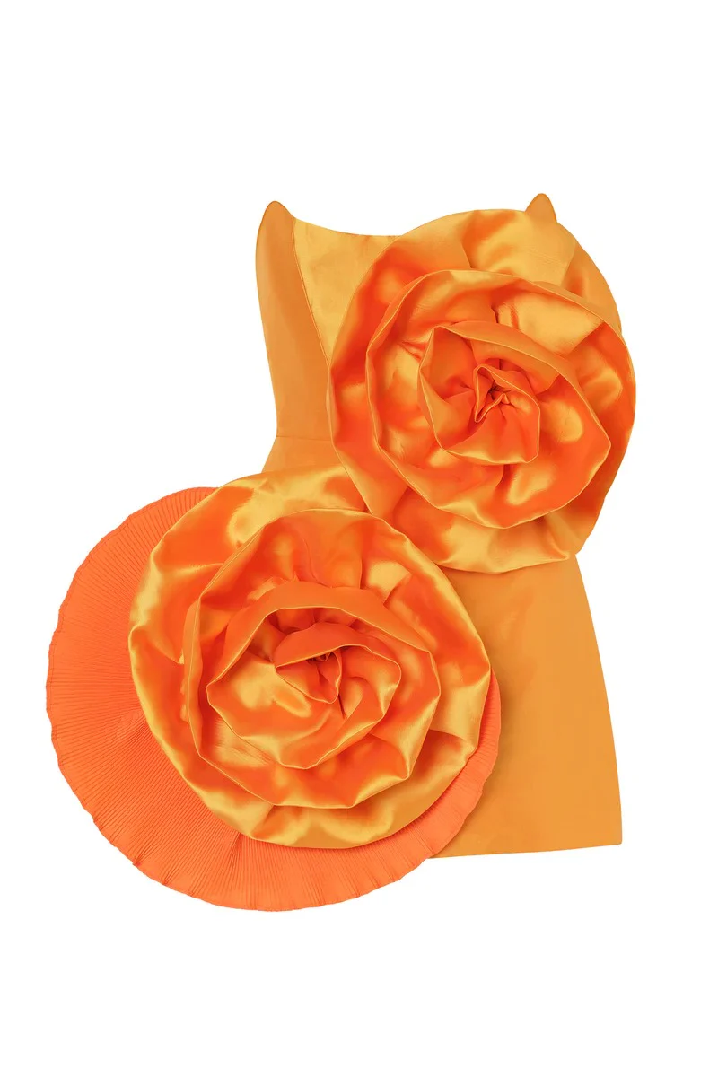 Hayman Dress - Orange - Image 6