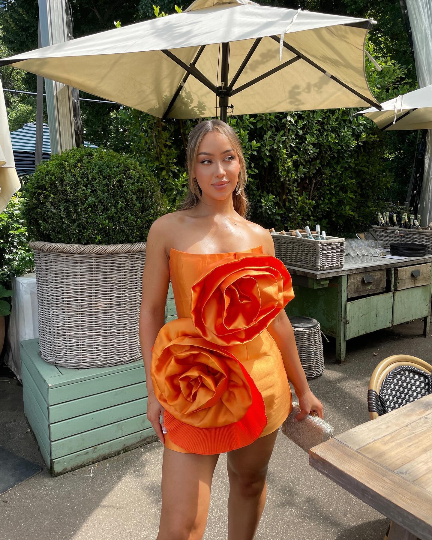 Hayman Dress - Orange - Image 9
