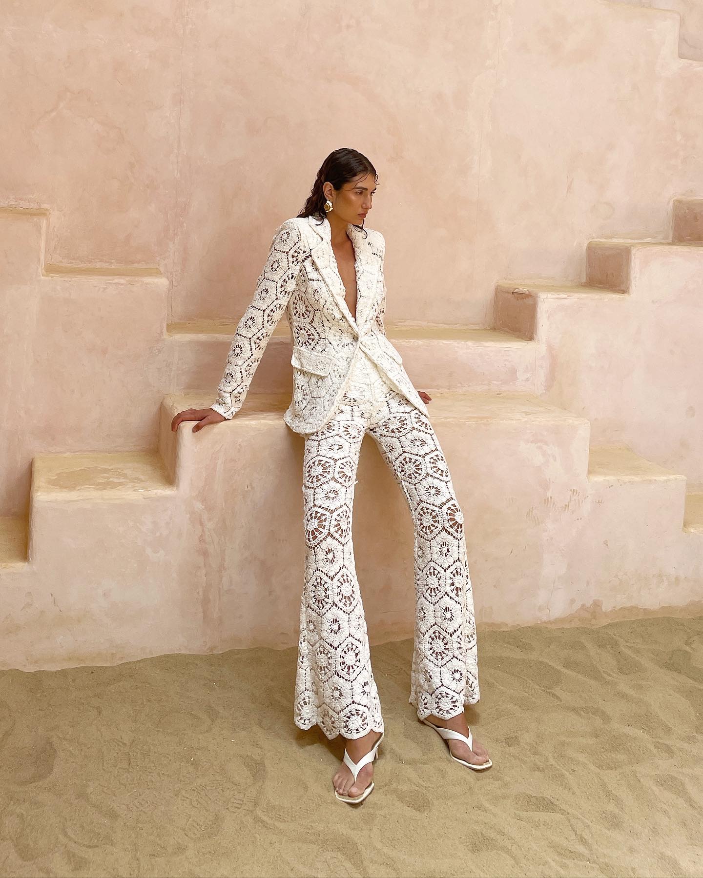 Sardinia Blazer - White - Image 6
