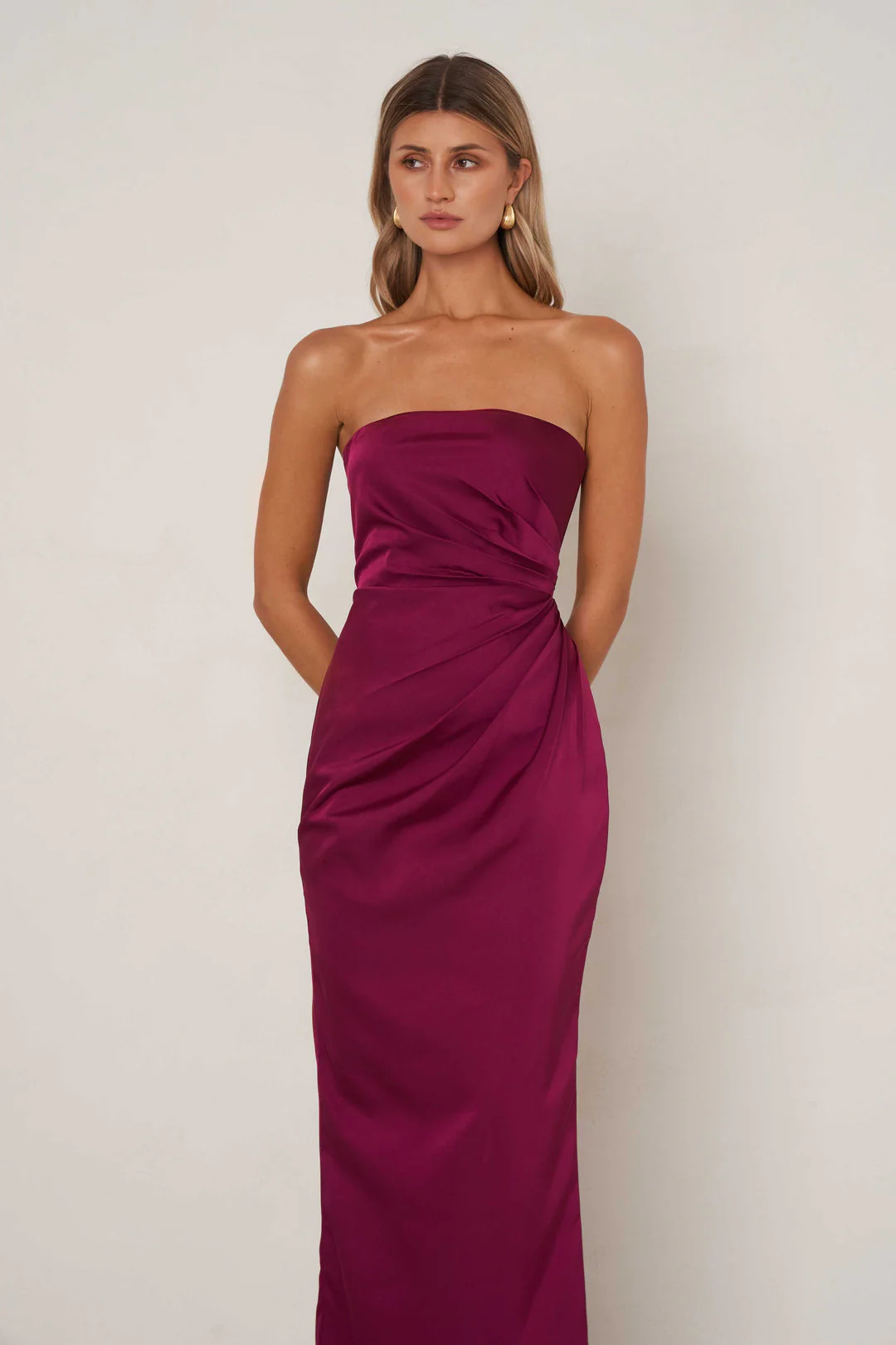 Eliza Dress - Plum - Image 3