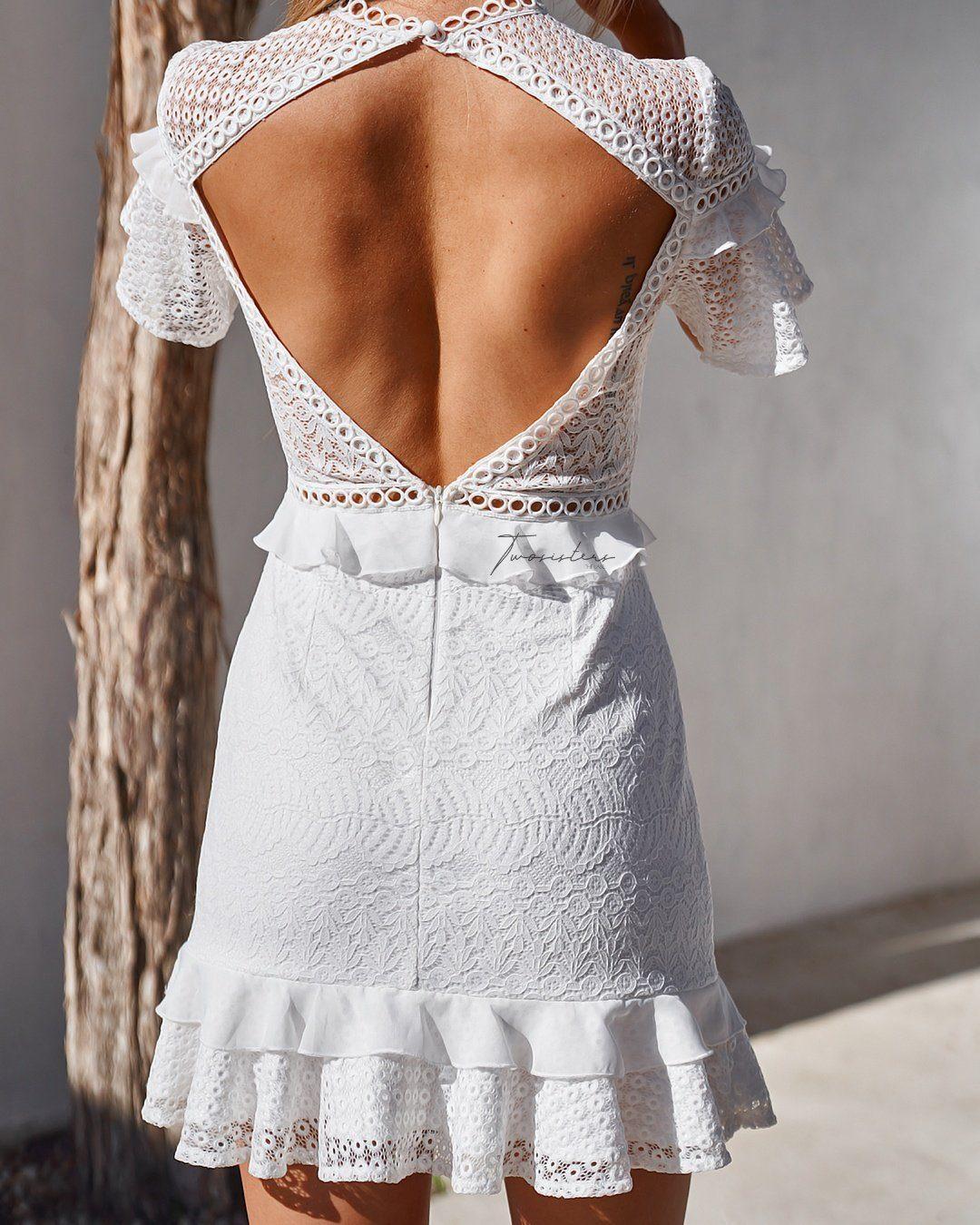 Elizabeth Dress - White - Image 5