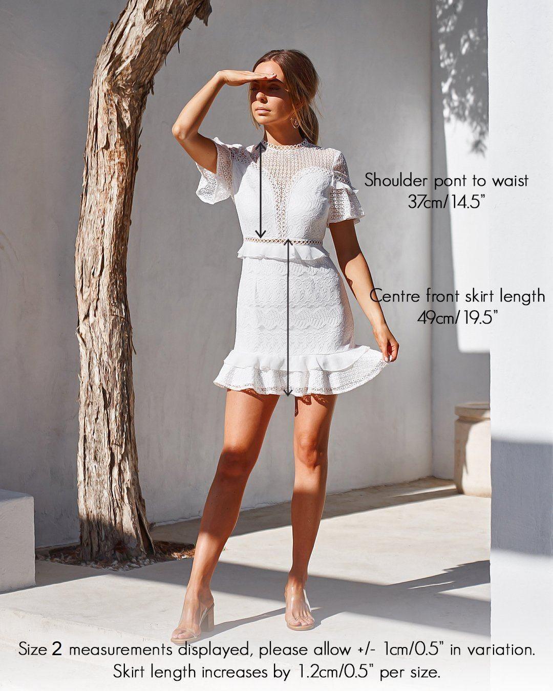 Elizabeth Dress - White - Image 8