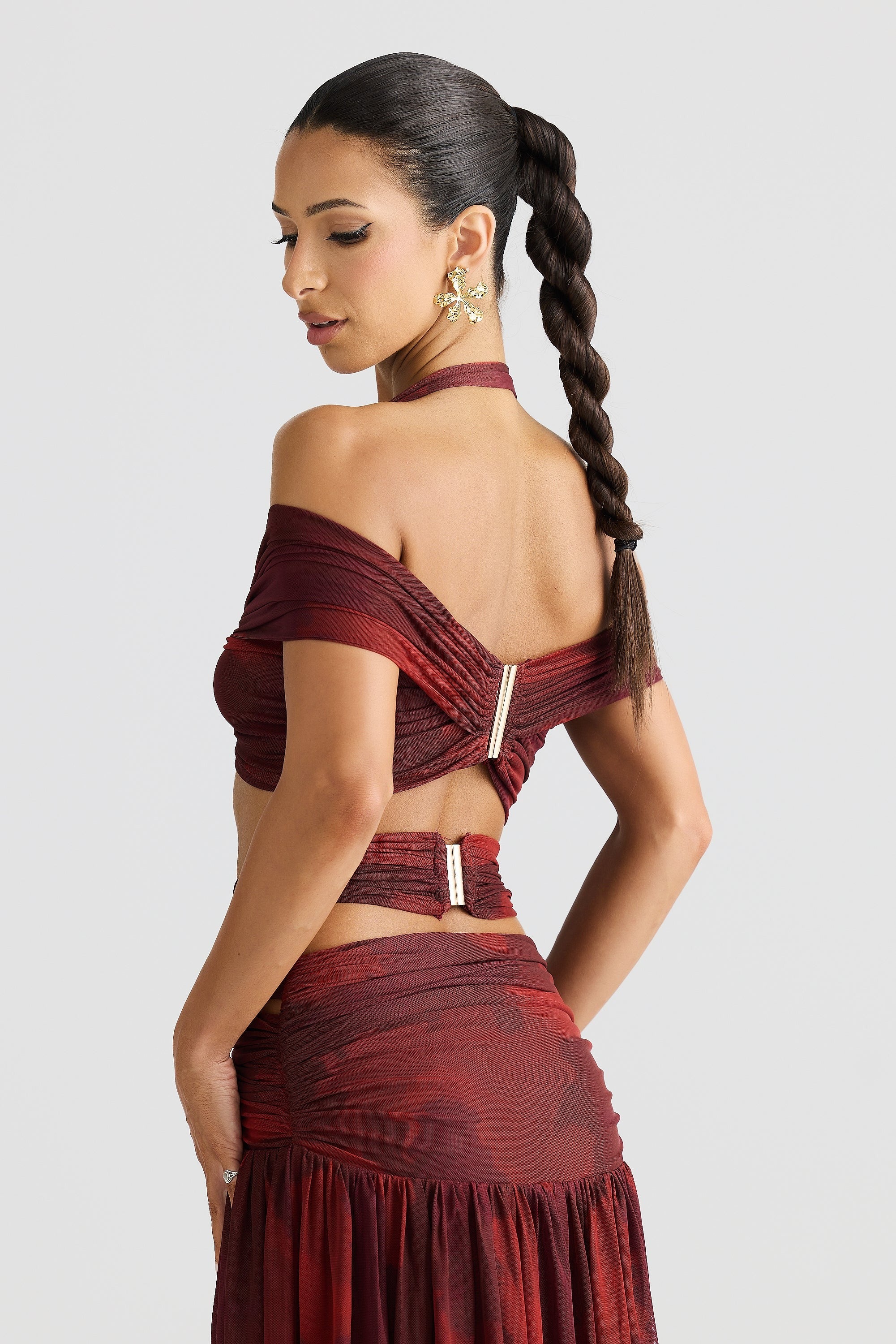 Ella Crop - Marble Print - Image 2