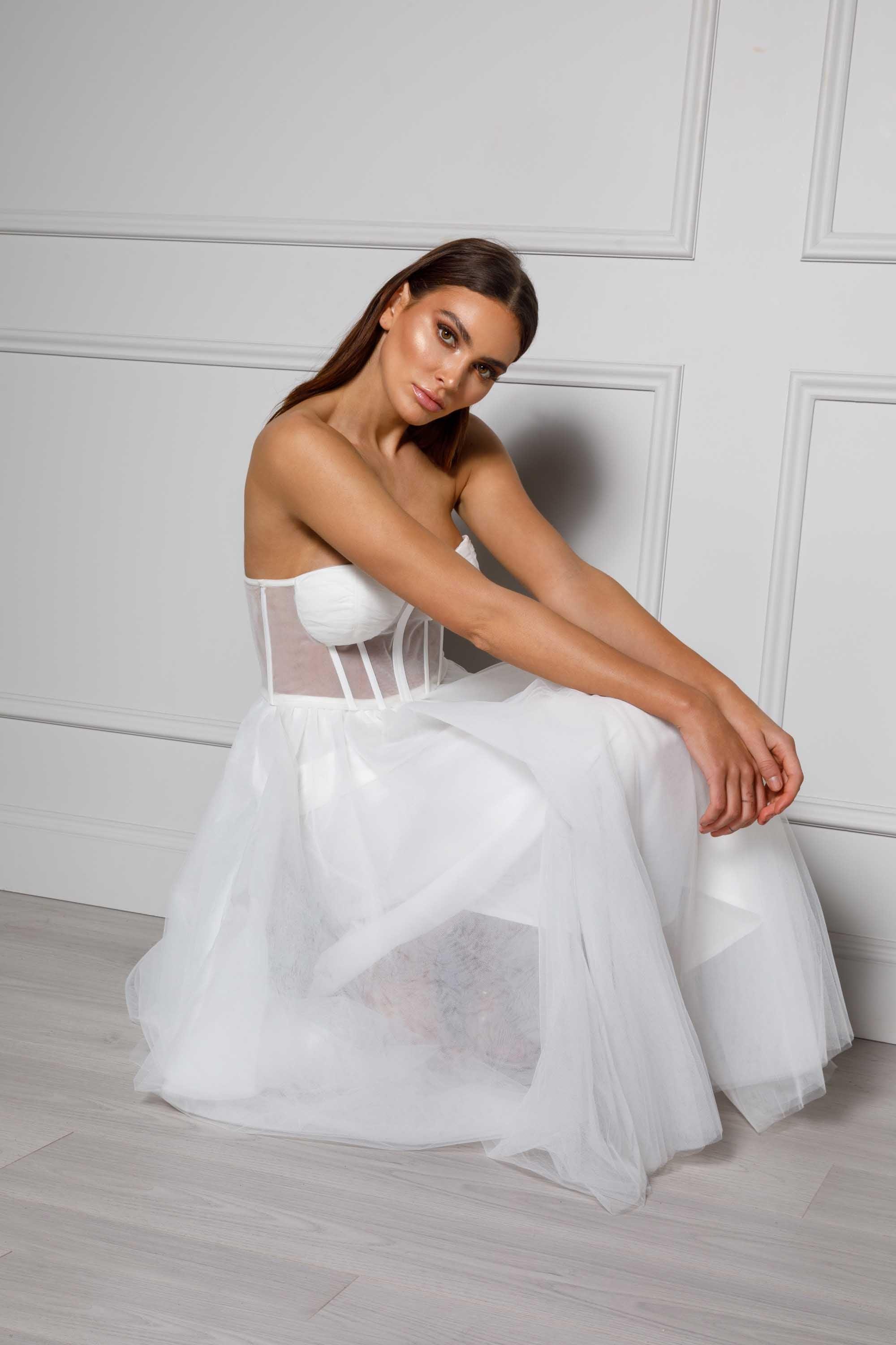 Gabriella Dress - White - Image 3