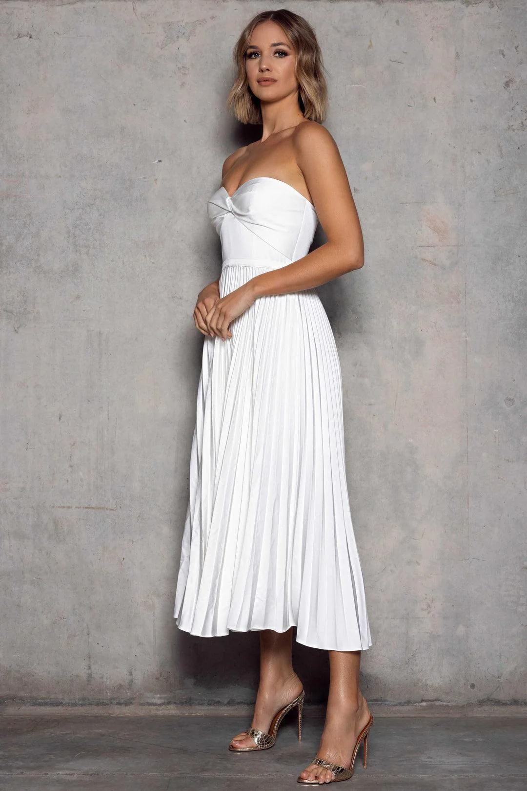 Hailey Dress - White - Image 4