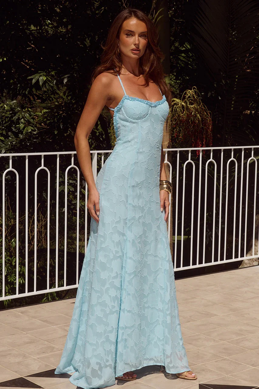 Ellerby Maxi Dress - Sky Blue - Image 2