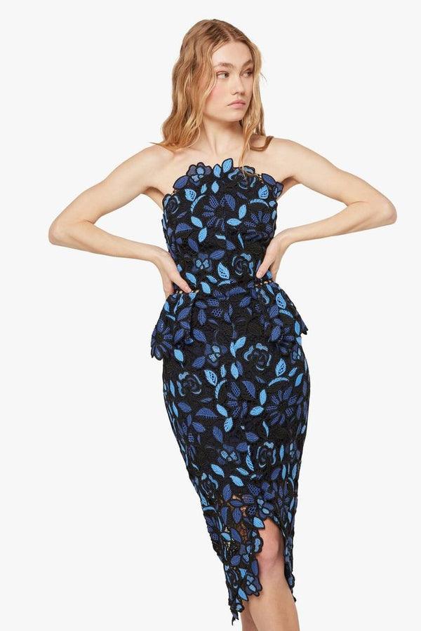 Elliatt Times Dress - Blue Multi - Image 3