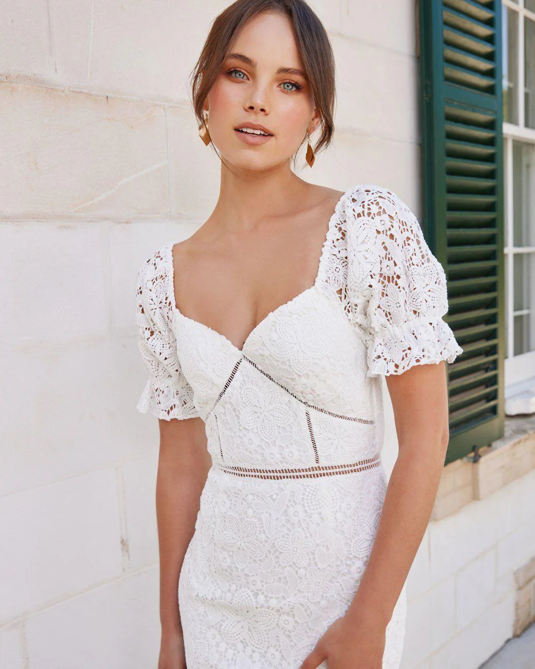 Ellington Lace Dress - White - Image 2