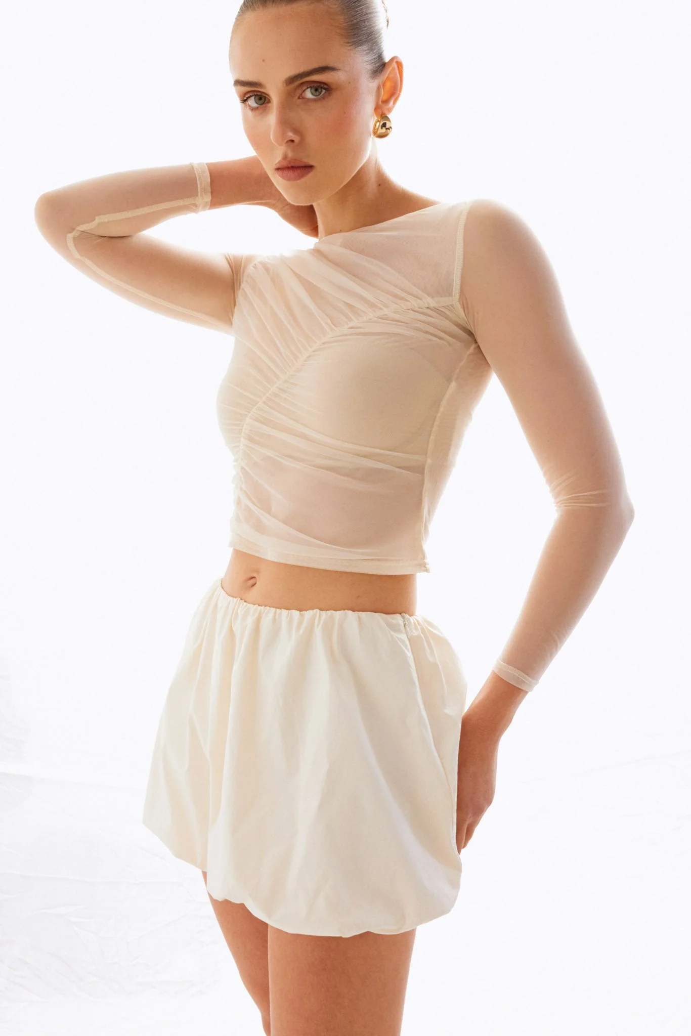 Elodie Top - Chalk - Image 4