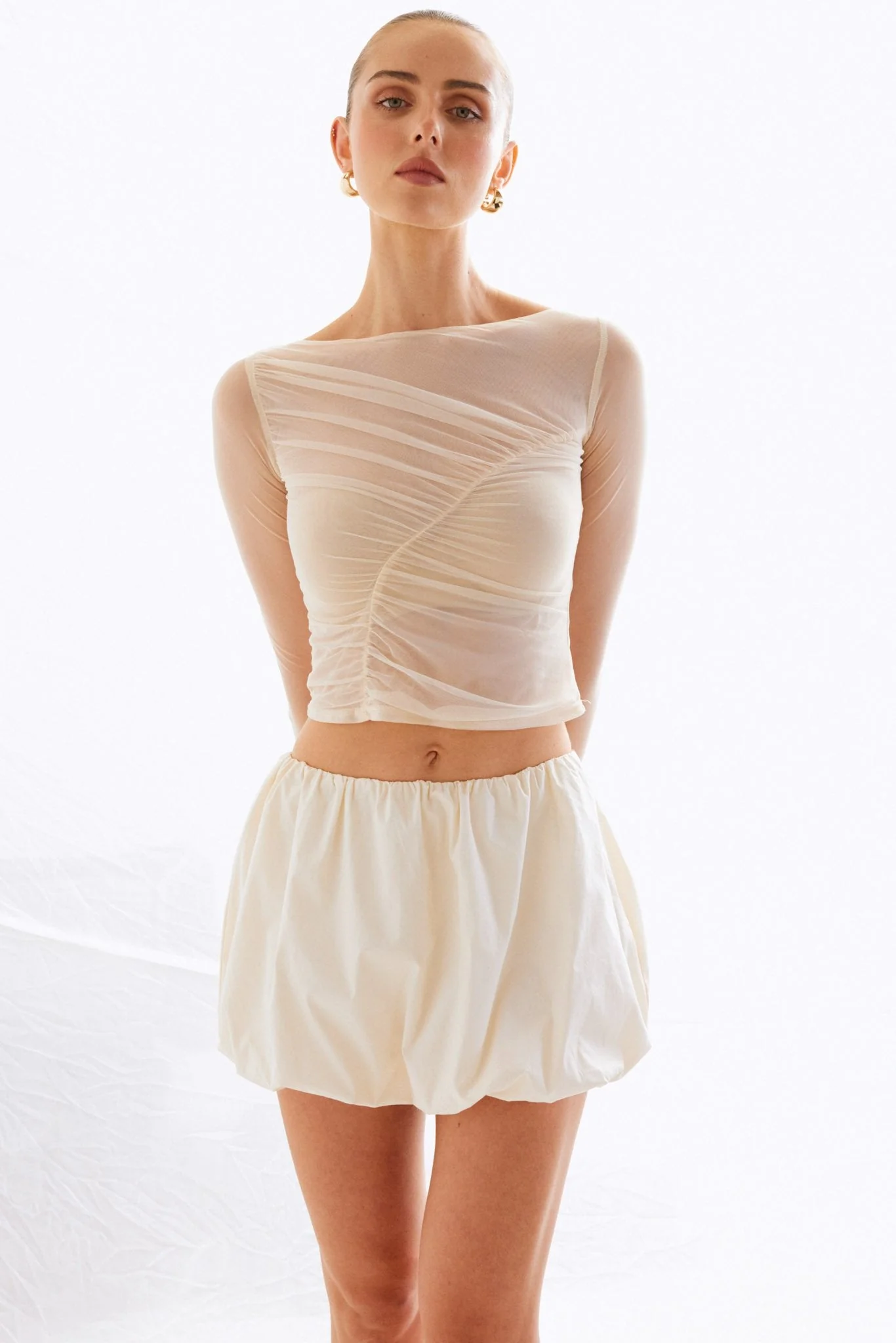 Elodie Top - Chalk - Image 5