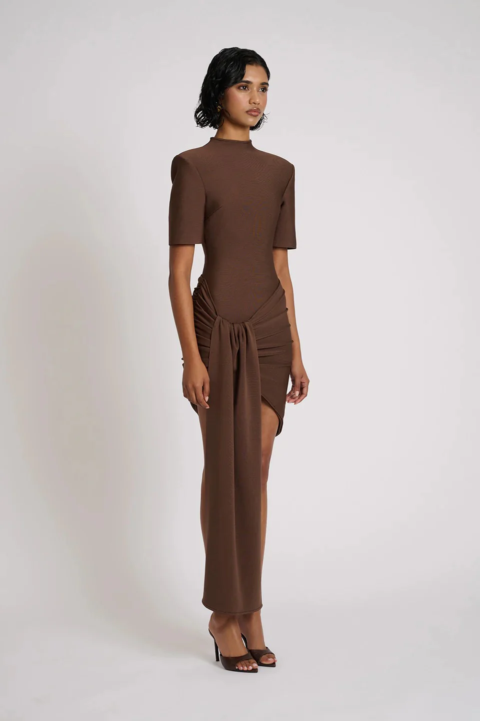 Eloise Dress - Chocolate - Image 3