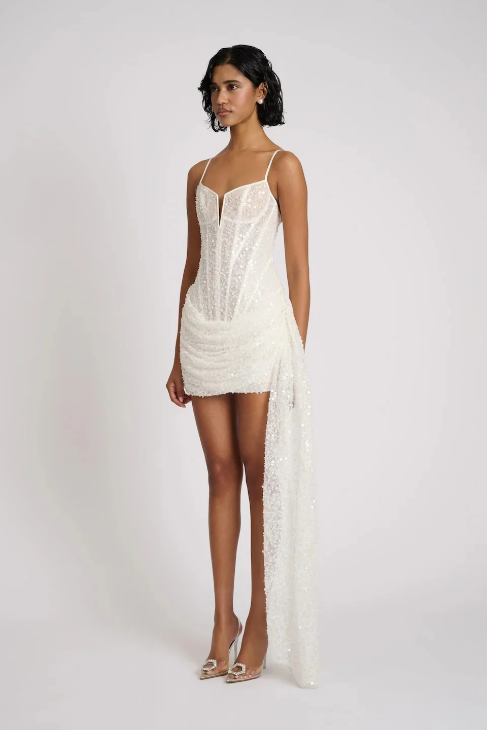 Elvira Dress - White - Image 3