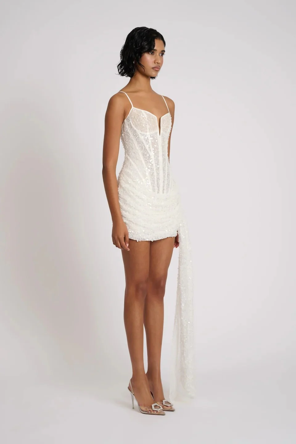 Elvira Dress - White - Image 4