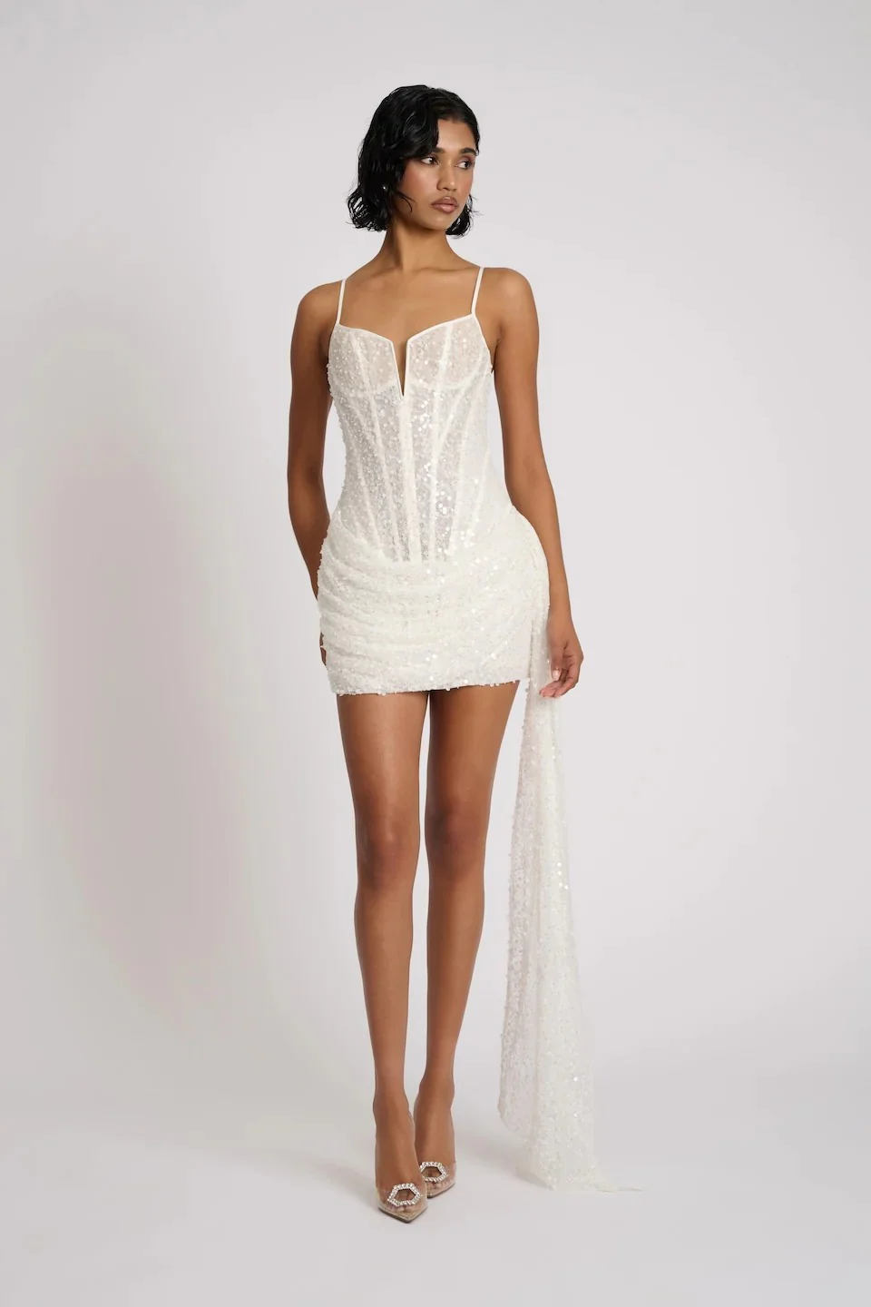 Elvira Dress - White - Image 5