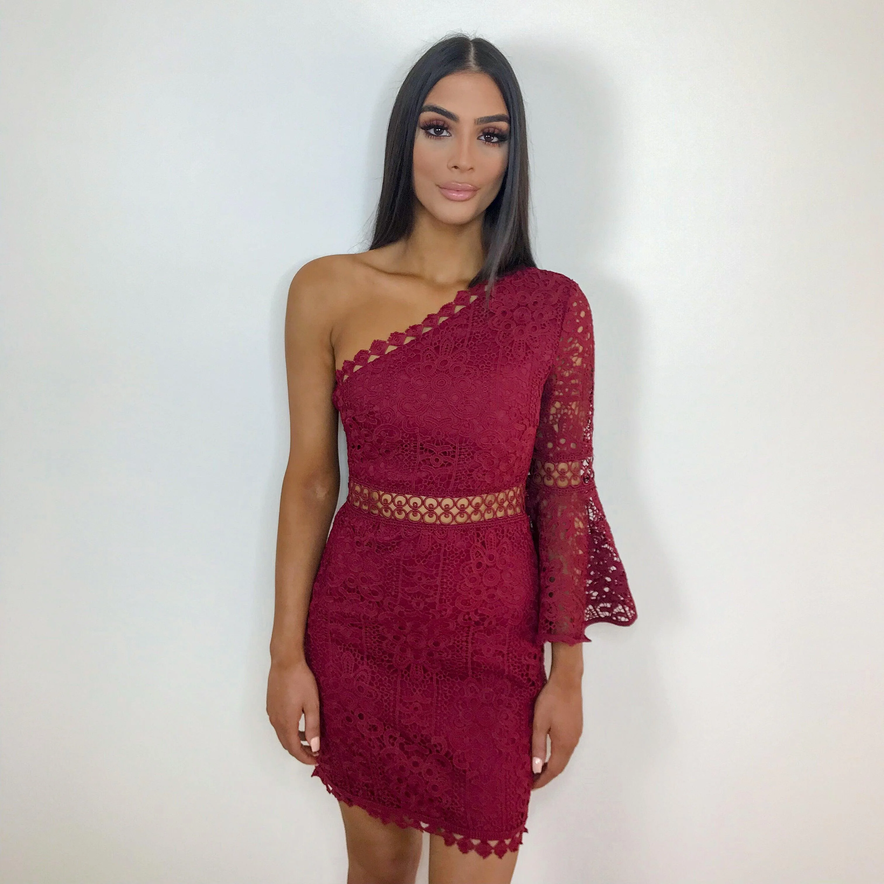 Elysian Dress - Wine - Image 6