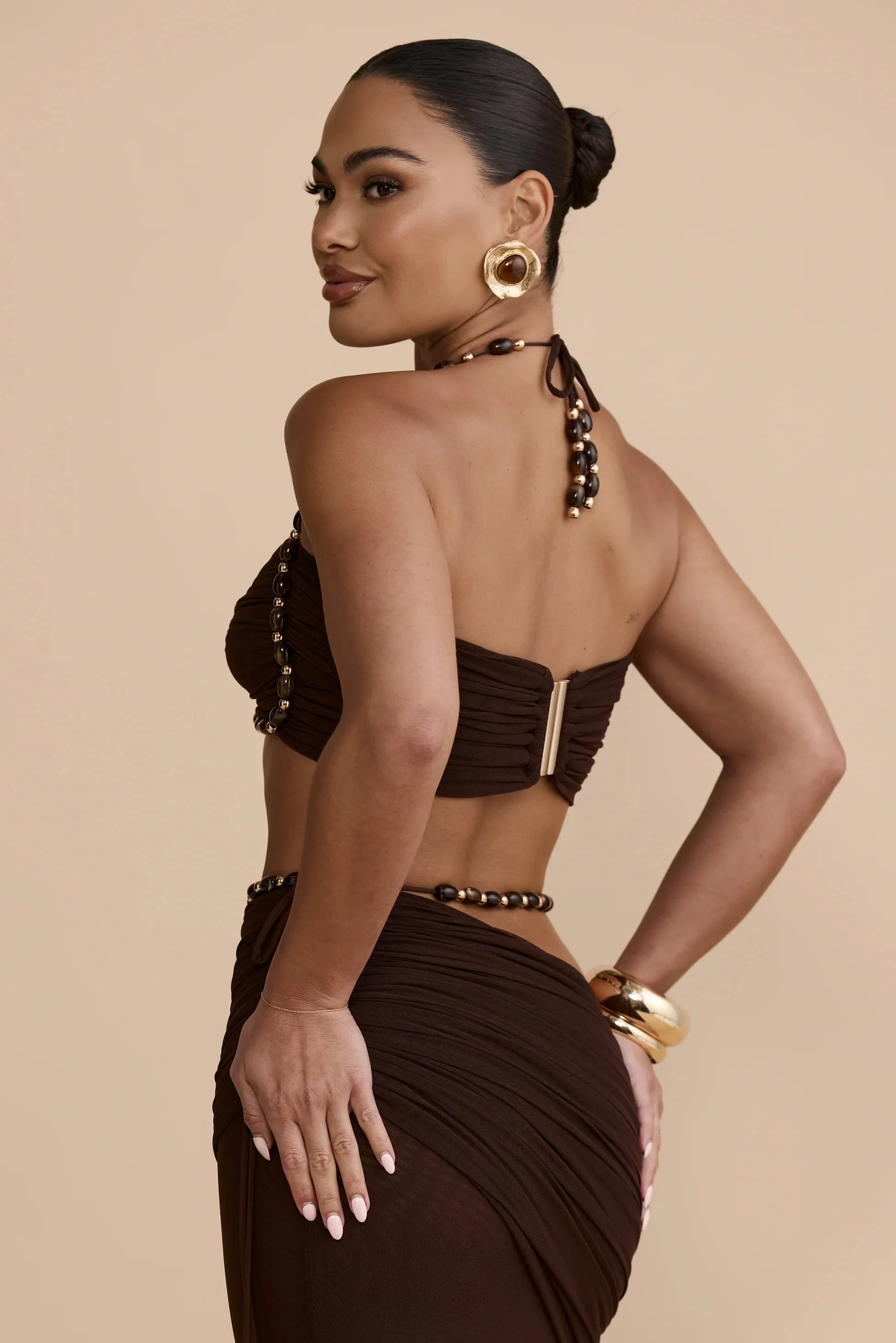 Emara Crop - Espresso Brown - Image 2