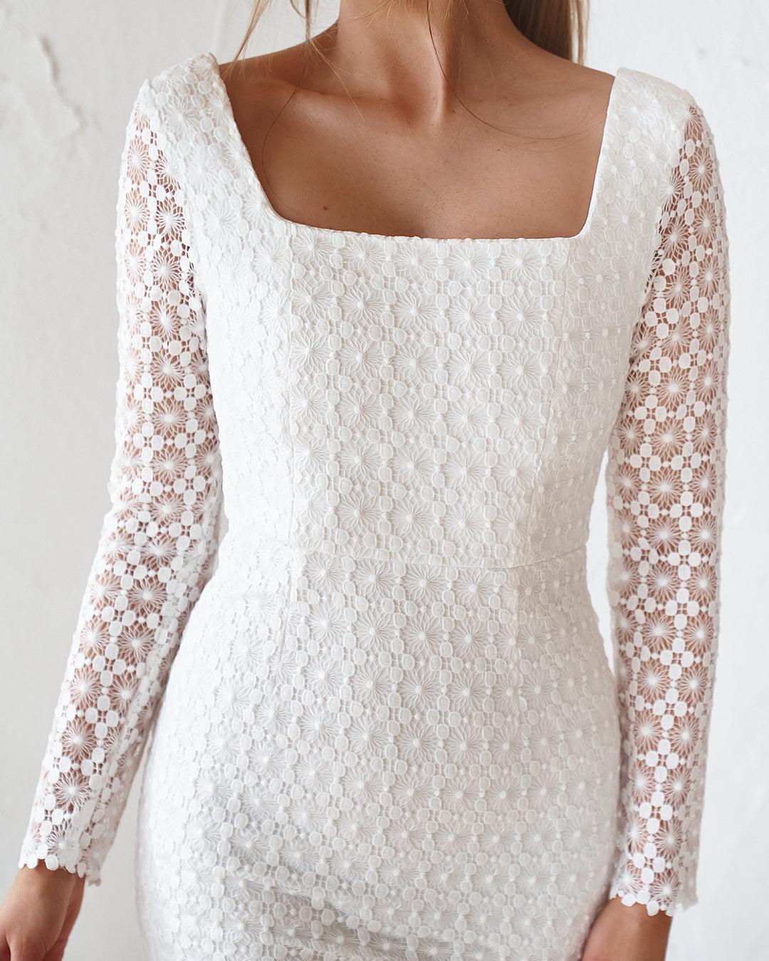 Emerie Dress - White - Image 5