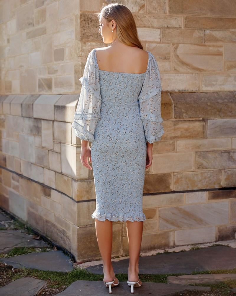 Ena Dress - Baby Blue - Image 2