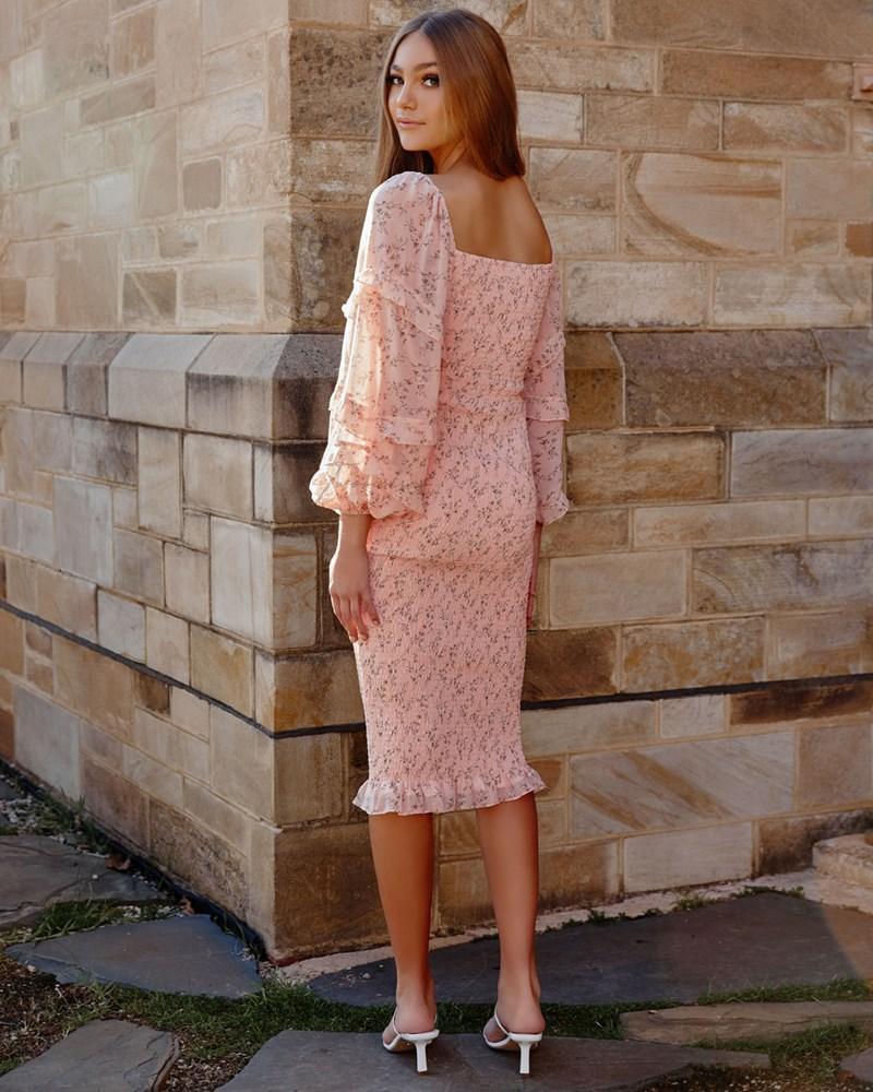 Ena Dress - Baby Pink - Image 2