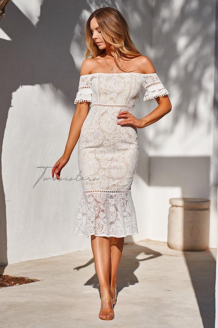 Erica Dress - White - Image 2