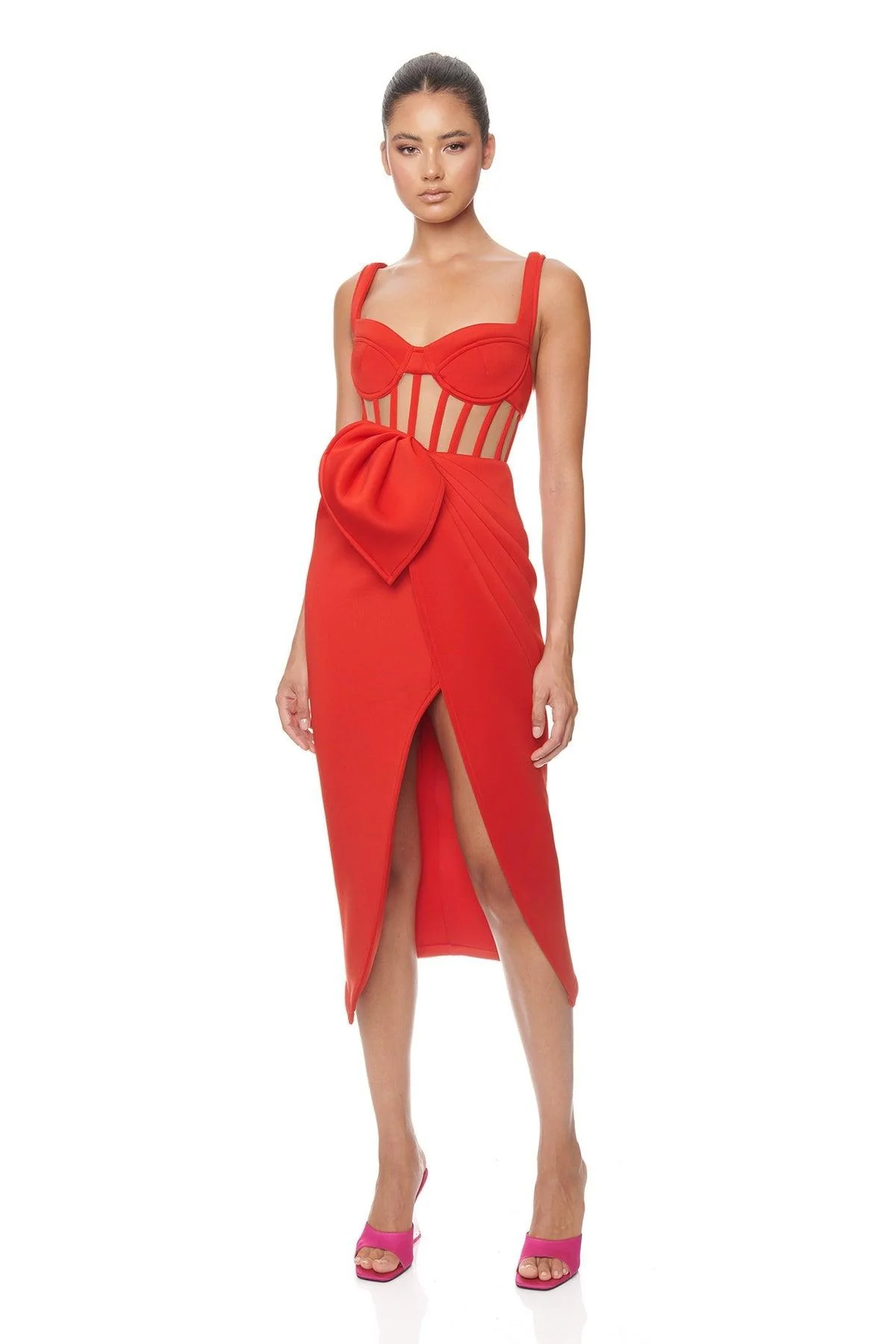 Esme Dress - Red - Image 4