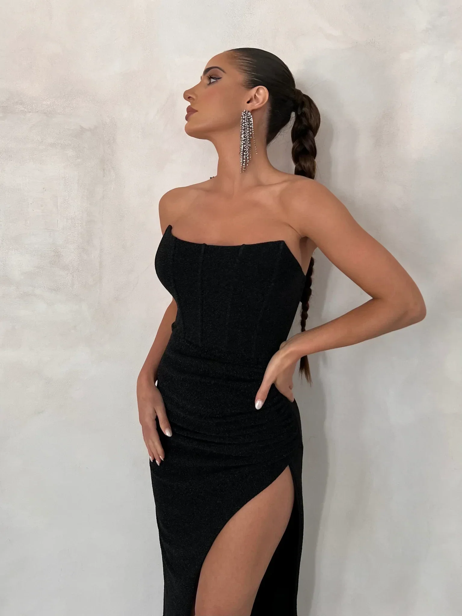 Eva Gown - Black Foil - Image 6