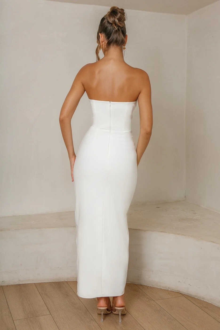 Eva Maxi Dress - White - Image 2