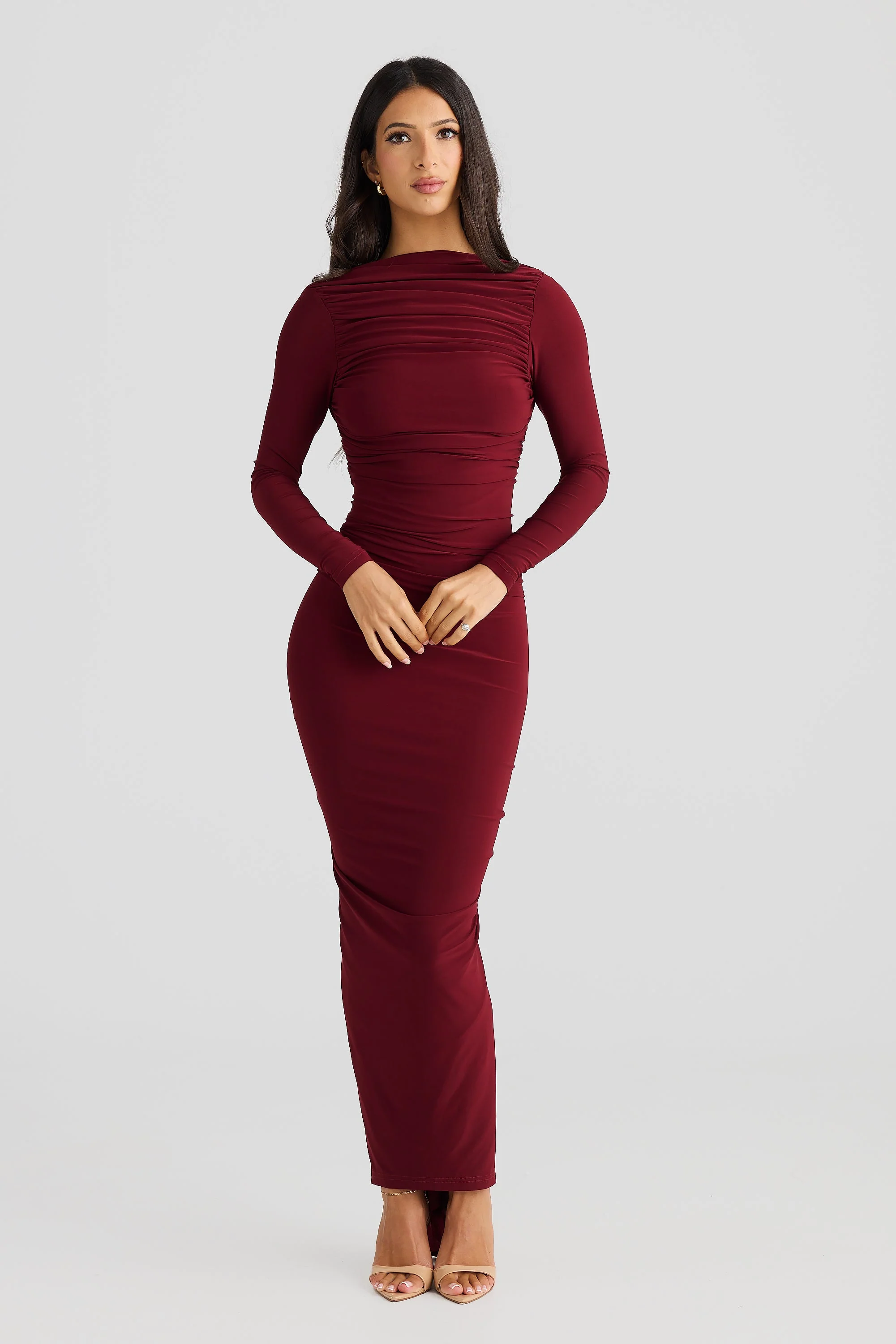 Evelyn Dress - Shiraz - Image 2