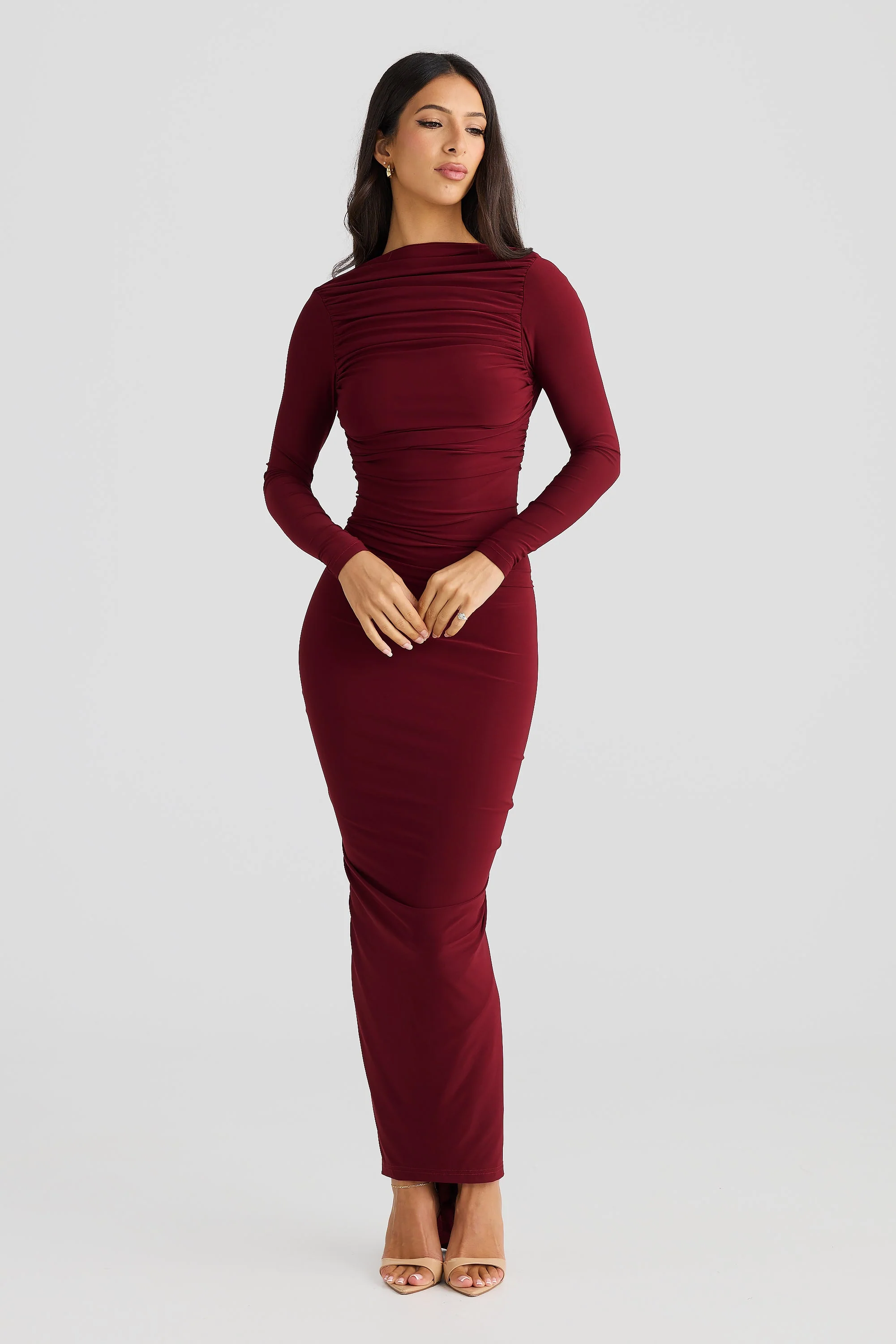 Evelyn Dress - Shiraz - Image 4