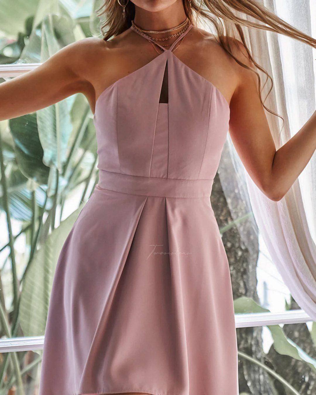 Faye Dress - Pink - Image 2