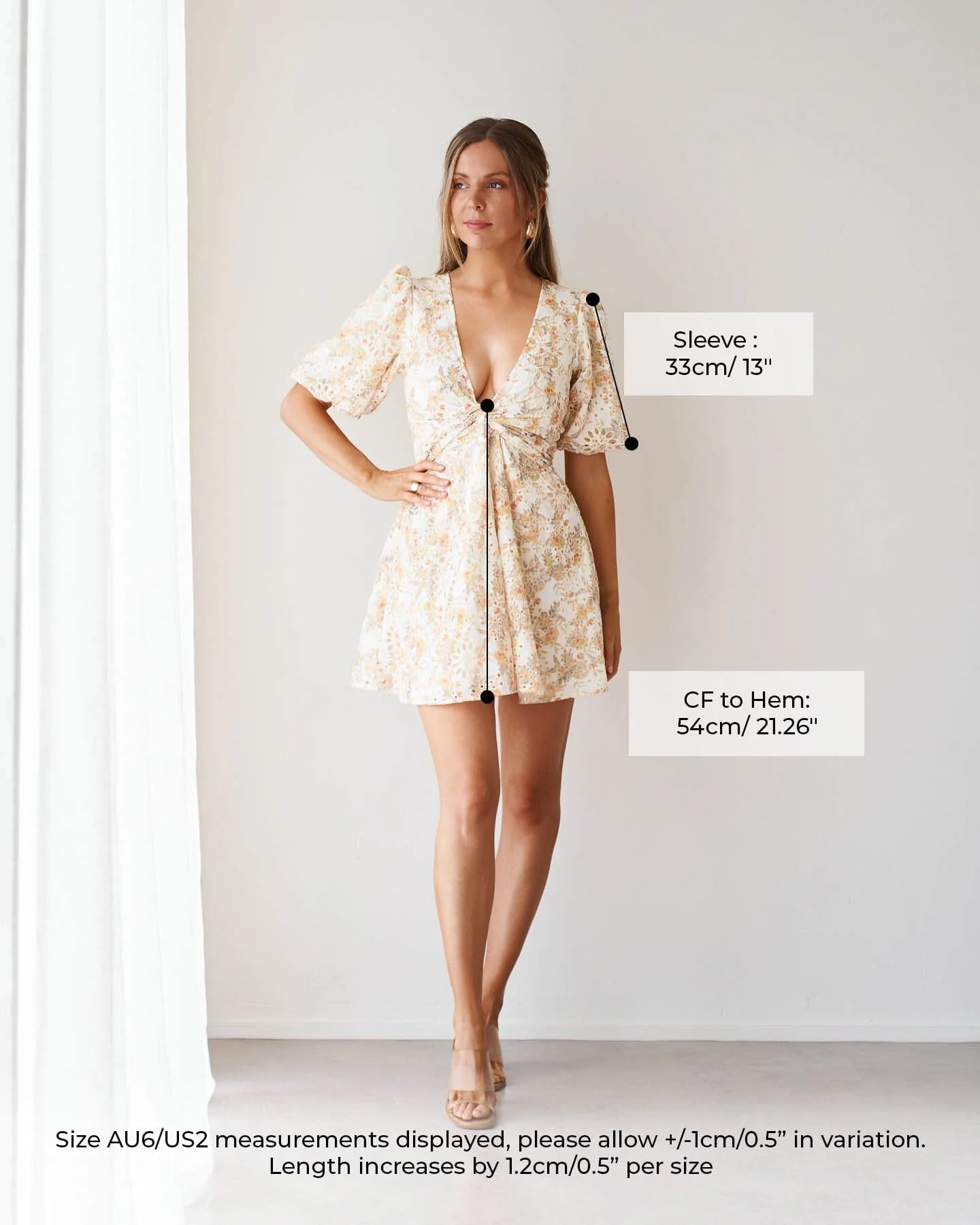 Fion Dress - Yellow Floral - Image 7