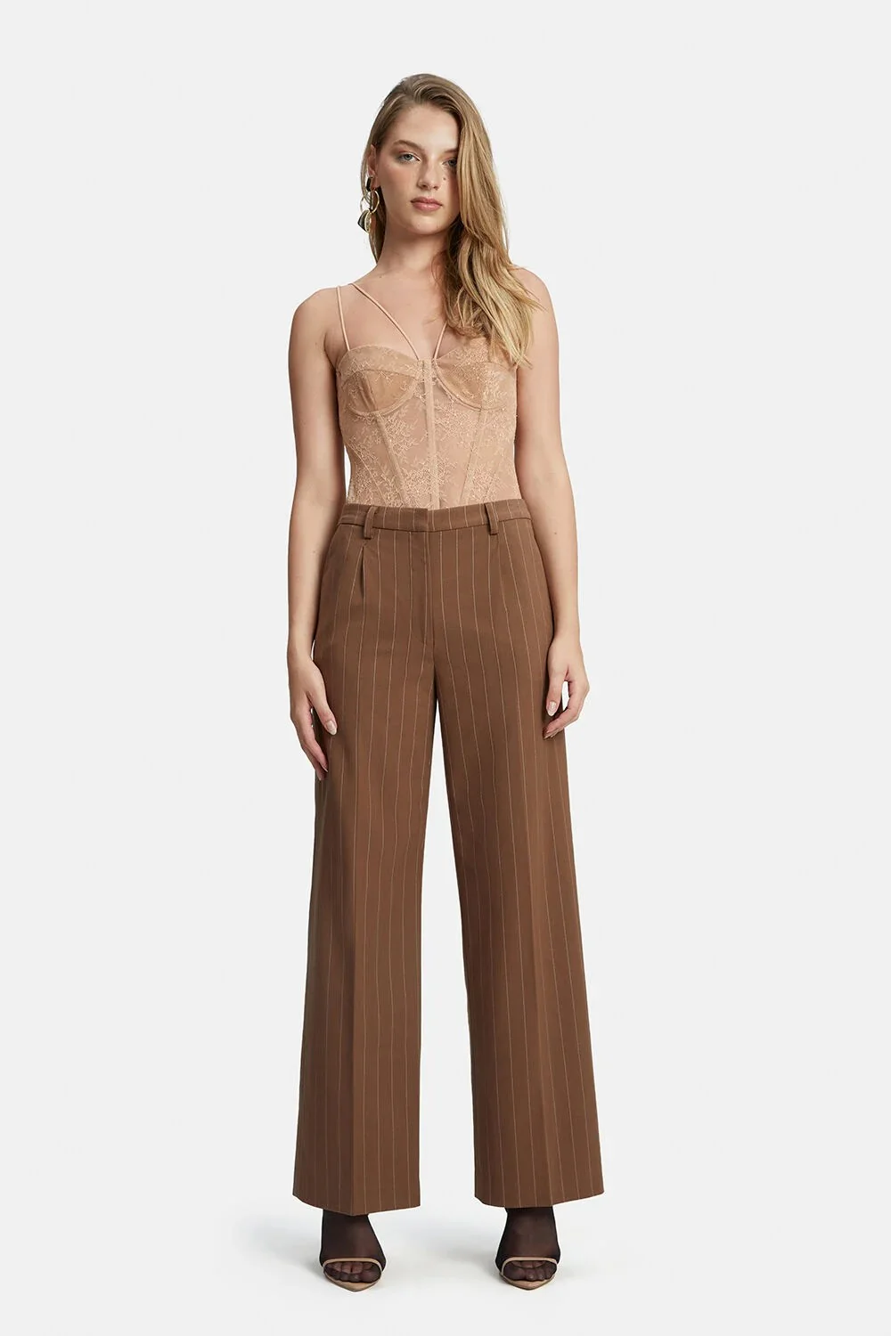 Fleur Lace Bodysuit - Biscuit - Image 4