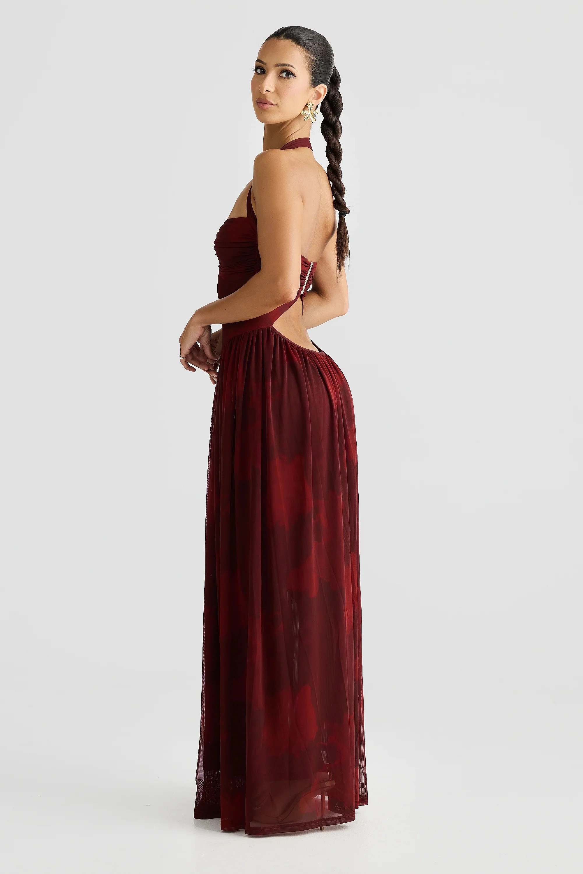 Flora Dress - Marble Print - Image 2